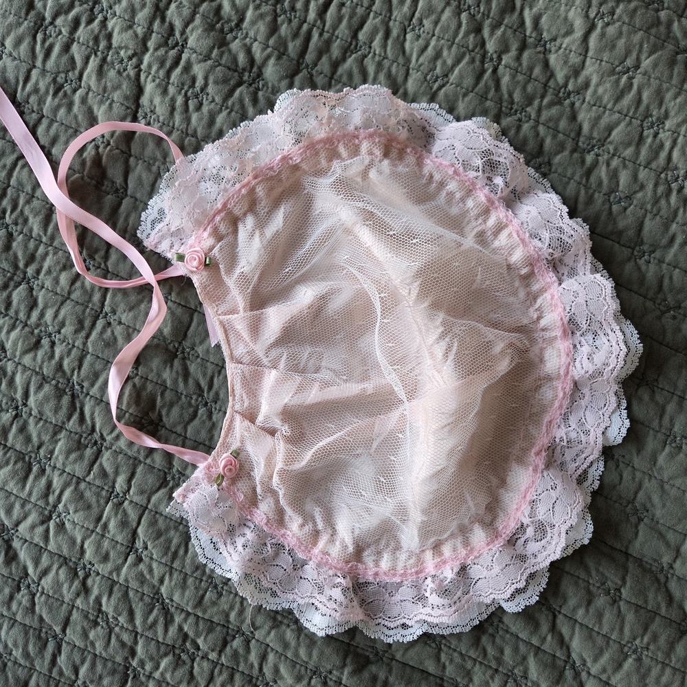 Vintage Baby Bonnet - Pink